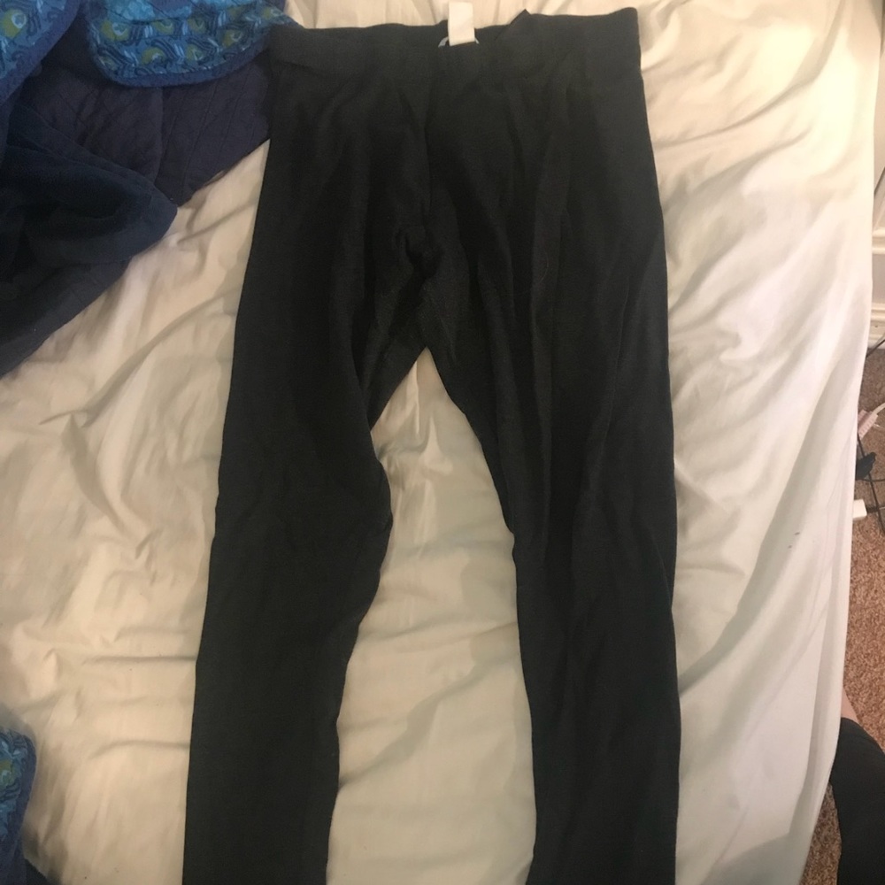 Gray Cloth Leggings